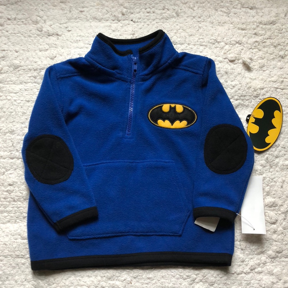 Batman fleece jacket 2T NWT